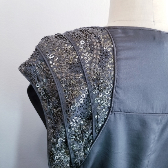 IRO‎ | Azad silk Jeweled Mini dress S - Picture 8 of 11